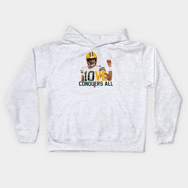 10VE™ Conquers All Kids Hoodie by wifecta